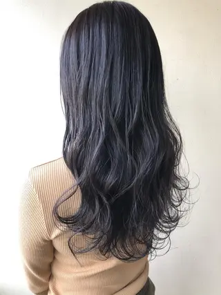 ロング カラー ヘアアレンジ 🌻韓国風ヘア🌻 ✨🌷ナナコ🌷のヘアスタイル