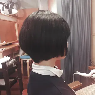 ショート カラー パーマ 土屋かすみ✁︎. ꙳ 姫カットのヘアスタイル