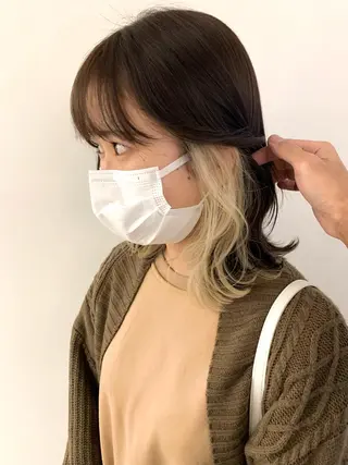 ミディアム 韓国ヘア/レイヤー /大嶽佑馬のヘアスタイル