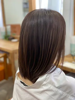 ミディアム カラー 森下 友　Dio...池袋のヘアスタイル