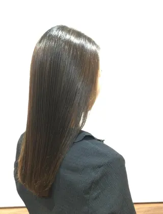 ロング カラー パーマ Annon プライベートサロンのヘアスタイル