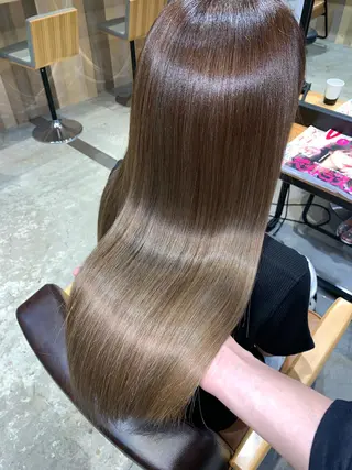 ロング 縮毛矯正/髪質改善 井上智秀のヘアスタイル