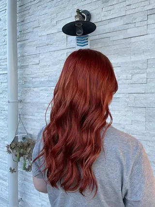 ロング カラー 🌸小掛🌸 豊橋外国人風カラーのヘアスタイル