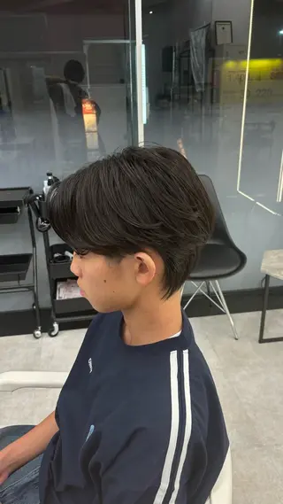ショート パーマ メンズ 森龍馬 メンズ専門美容師のヘアスタイル