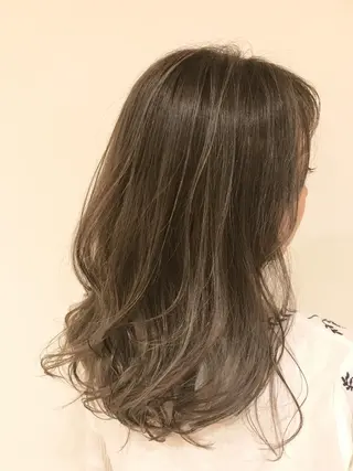 ミディアム カラー ハイライト/髪質改善 ✂️十河祐輝のヘアスタイル