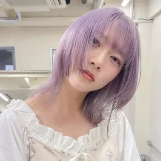 ミディアム カラー ショートオタク ❣️Genkiのヘアスタイル