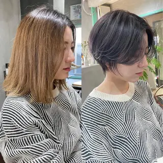ショート 飽きさせないヘア デザイン keitaのヘアスタイル