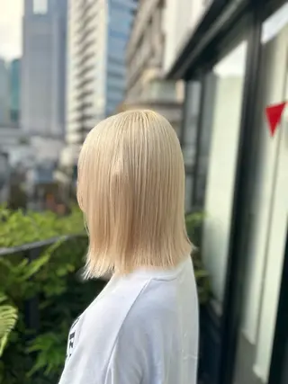 ミディアム 梅田/茶屋町/ハイト ーン/kizunaのヘアスタイル