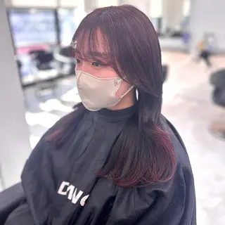 セミロング 🥀艶髪/似合わせ 暖色/まな🥀のヘアスタイル