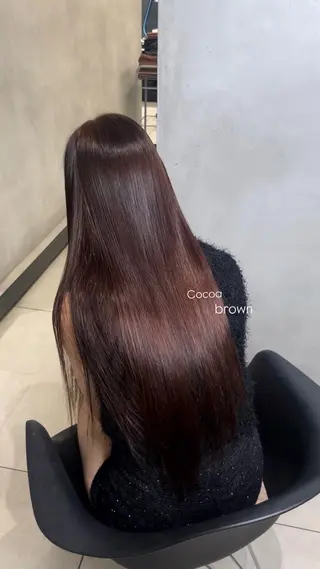 カラー offwhite Nano🪩🧡のヘアスタイル