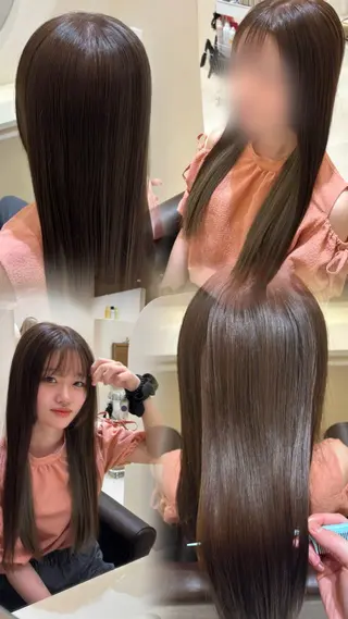 カラー 岩本 心美のヘアスタイル