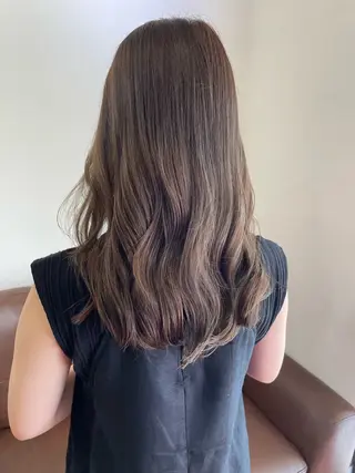 セミロング カラー メンズパーマ✨️村越 雄斗のヘアスタイル