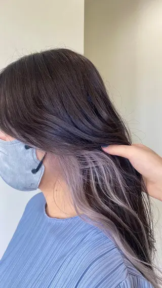 セミロング 韓国風hair💕 Kanonのヘアスタイル