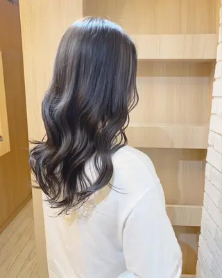 ロング カラー ヘアアレンジ ブリーチなし/ レイヤー🌿runaのヘアスタイル