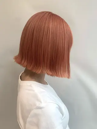 ミディアム カラー 松浦ゆずき 韓国/ 診断/ダウンパーマのヘアスタイル