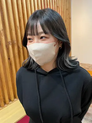 ミディアム カラー STAR RIVER所属・YUI/ ブリーチカラー🌷のヘアスタイル