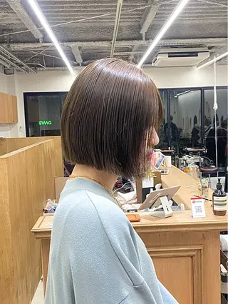 カラー ヘアアレンジ ハル🌸柔色/ ブリーチなし/艶髪のヘアスタイル