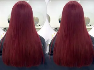 ロング カラー ピンク職人 秋カラーRIKU🎈のヘアスタイル