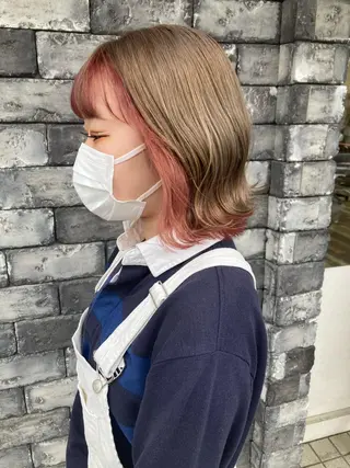 ミディアム カラー ✂️似合わせの魔術師 石田一樹✂️のヘアスタイル