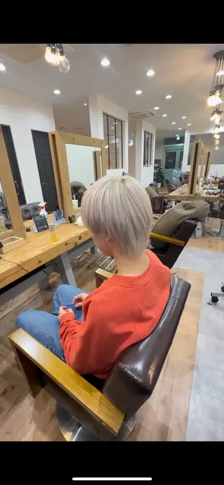 ショート カラー メンズ ROIS渋谷【ロイス】所属・高橋大樹/グレージュ /ベージュ/美髪のヘアスタイル