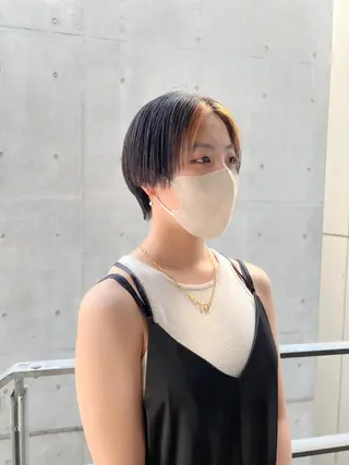 ショート カラー パーマ スパイキーショート/ メンズヘア/hugeのヘアスタイル