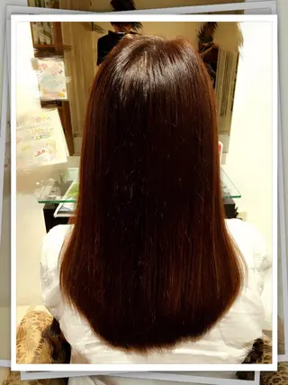 ミディアム セミロング ロング カラー 橋本 慶司のヘアスタイル