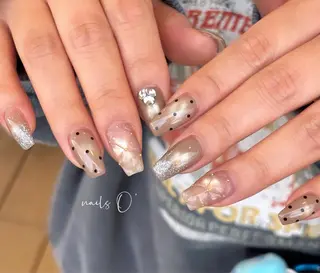 ネイル 大人可愛いネイル🎗 Hinaのネイルデザイン