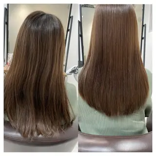 セミロング カラー 村山 茉衣のヘアスタイル