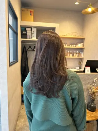 ミディアム カラー いなみね はるきのヘアスタイル