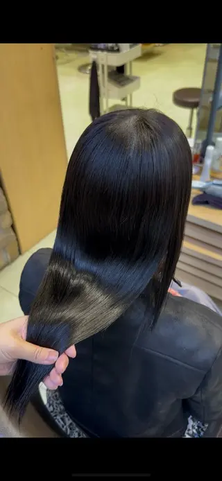 ロング 縮毛矯正/レイヤー /カラー🎀おぐりンのヘアスタイル