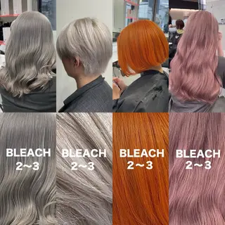 ロング カラー エフェクトブリーチ／ レイヤーカット／翔のヘアスタイル