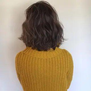 ミディアム カラー 上川 美幸のヘアスタイル