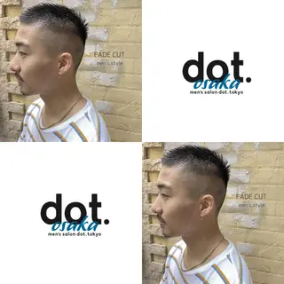 ショート メンズ CLUTCH天王寺 西藤遥河のヘアスタイル