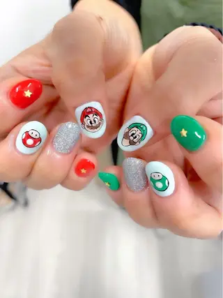 ネイル OKIKA所属・【OKIKA】 らん🦖🌈🧡のマツエク・マツパデザイン