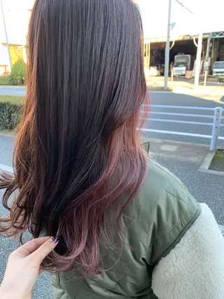 ロング カラー 浅岡 みちるのヘアスタイル