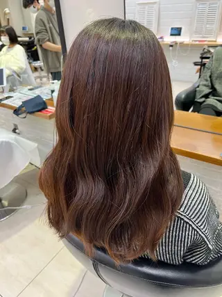 ロング コテ巻き風パーマ🫧 麻尋のヘアスタイル