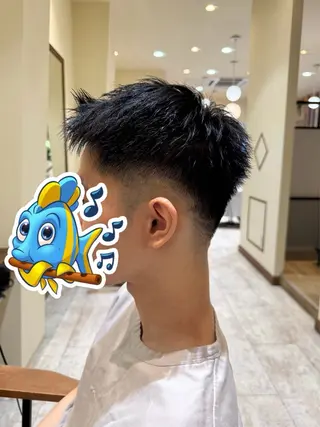 ショート メンズ イマ フジのヘアスタイル