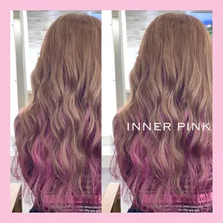 ロング カラー ヘアアレンジ 🦋 SHION 🦋のヘアスタイル