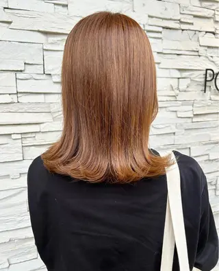 セミロング ゆうき あすかのヘアスタイル