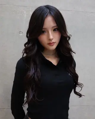 ロング レイヤーカット /ハイトーンchaoのヘアスタイル