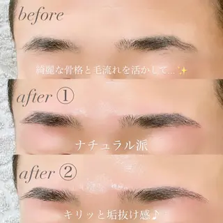 メンズ アイブロウ anello＊浜松店 【広い駐車場有り♪】のマツエク・マツパデザイン