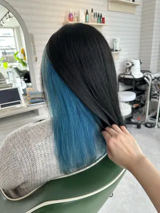 ミディアム カラー CREAPY所属・CREAPY　日向野 利菜のヘアスタイル