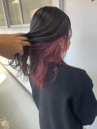 セミロング カラー シンタニナオト /梅田茶屋町のヘアスタイル