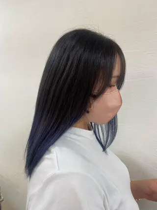 セミロング カラーモデル募集 nachiのヘアスタイル