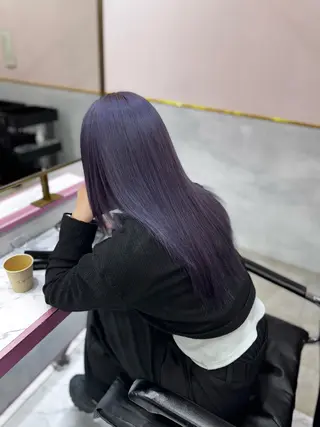 セミロング カラー 高発色/デザイン ☀️toku☀️のヘアスタイル