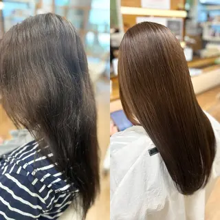 ロング 神谷 千明のヘアスタイル