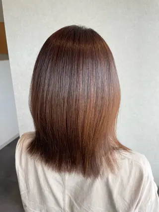 ミディアム 青山 結のヘアスタイル