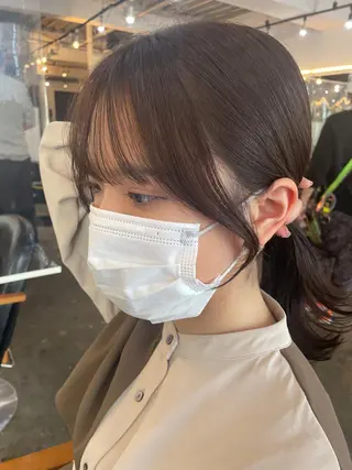 セミロング 🤍韓国ヘア🇰🇷 タバタサオリ🤍のヘアスタイル