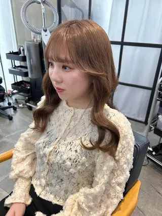 ロング カラー newi梅田🫧韓国 ヘア🫧sakiのヘアスタイル