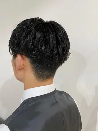ショート パーマ メンズ La.LAUREN所属・透明感カラー/ TETSUのヘアスタイル